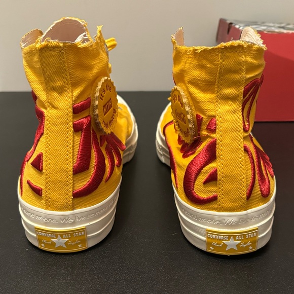 Converse Kith Coca Cola Chuck 70 Hi China Yellow Red Men’s Size 13 162985C - Picture 5 of 9